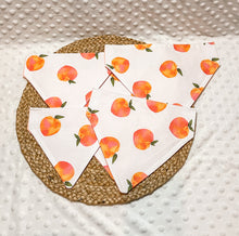 Load image into Gallery viewer, Peachy Over the Collar Dog Bandana | Summer bandana | Seasonal Bandana | Spring Bandana