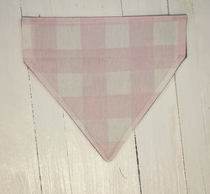 Pink Buffalo Plaid Dog Bandana