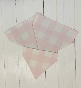 Pink Buffalo Plaid Dog Bandana