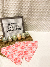 Load image into Gallery viewer, Easter Dog Bandana | Pink Happy Easter Over the Collar Dog Bandana