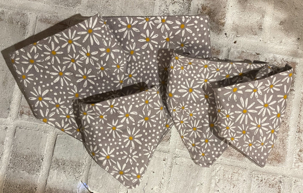 Fall flowers Slip on Dog Bandana